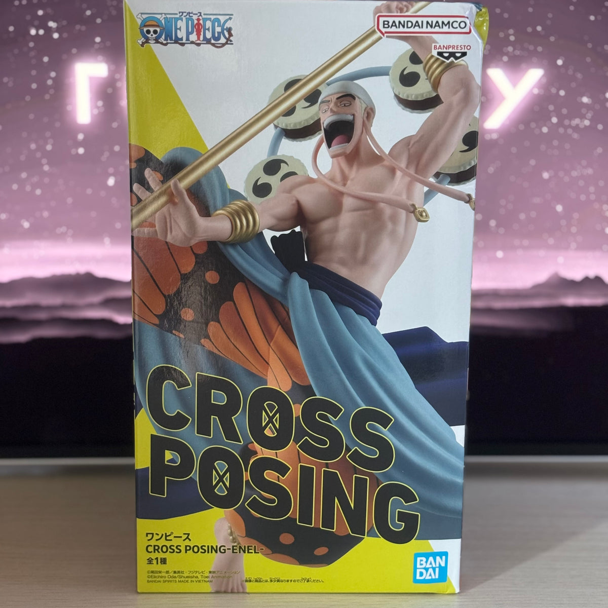 Figurine One Piece – Enel – Cross Posing – 22 cm