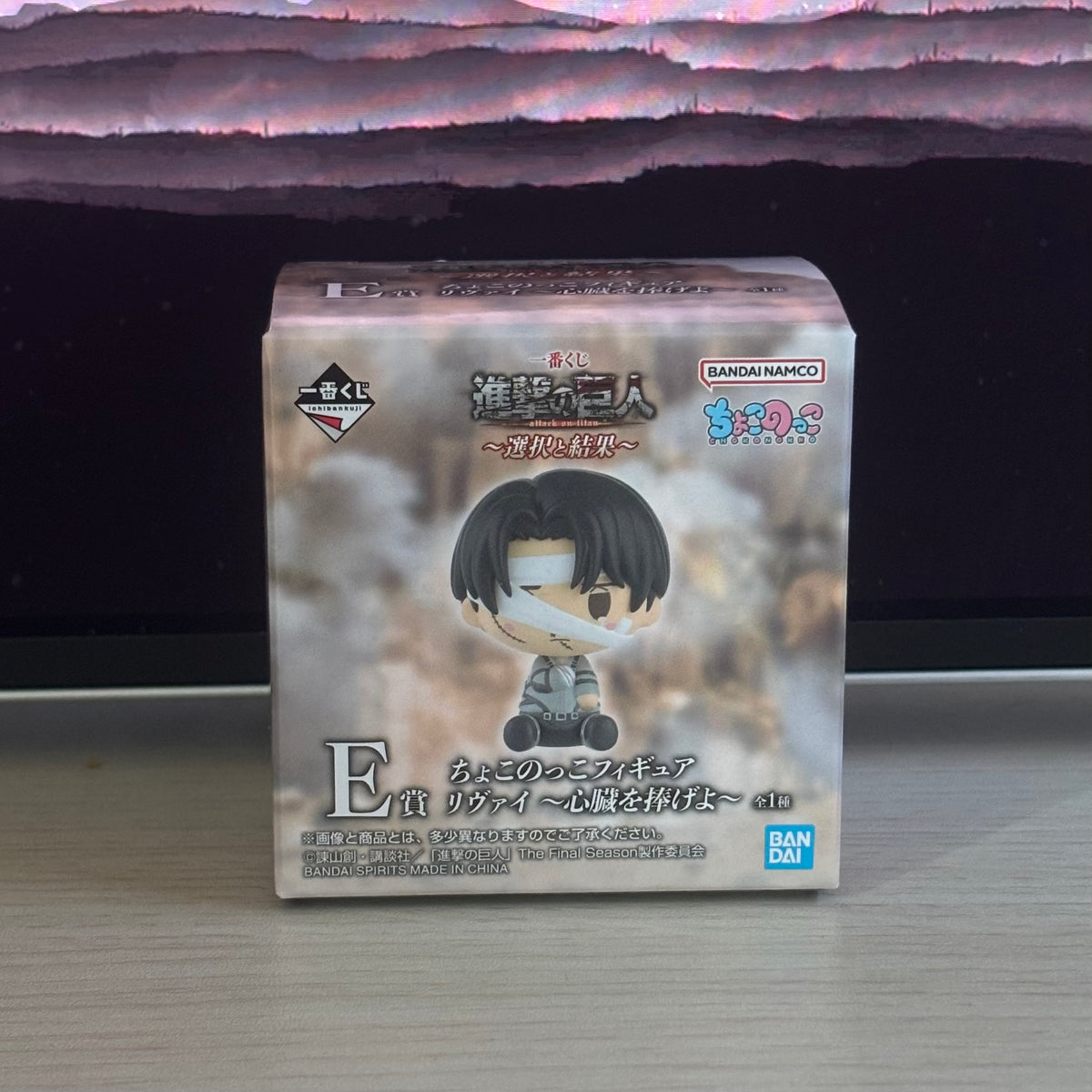 L’Attaque des Titans – Livaï – Ichiban Kuji Chokonokko Lot E – 4,5 cm Prix : 29,90 €